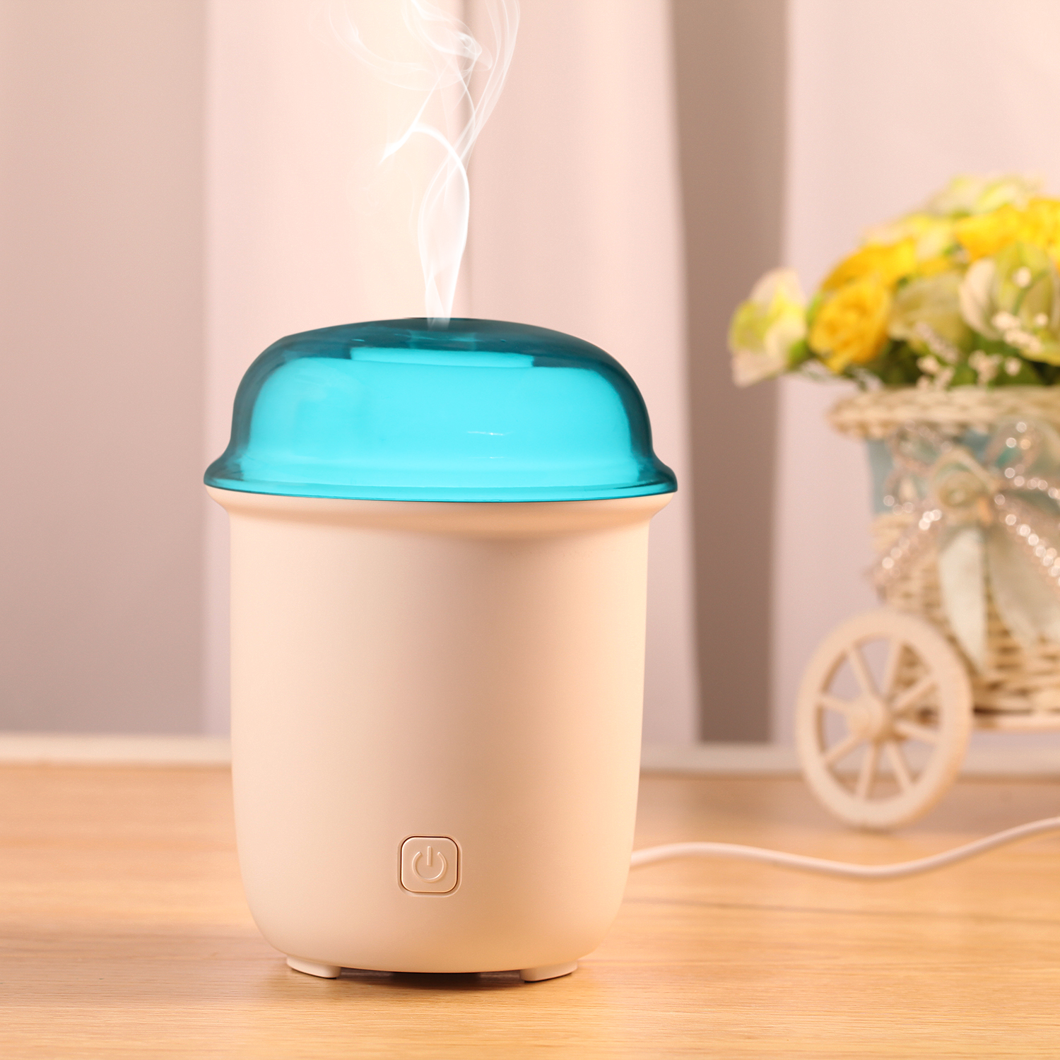 70ml 15ml/hr Ultrasonic Essential Oil Car Aromatherapy Diffuser