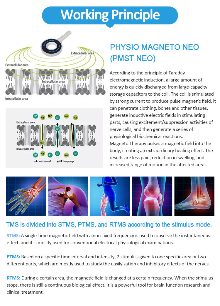 Lumbar Magnetic Therapy Machine Reduce Inflammatory Response / Spinal Rehabilitation