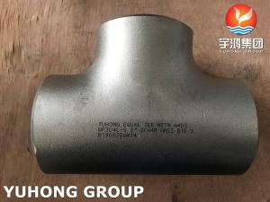 Wholesale ASTM A403 WP304L-S Tee Butt Weld Fittings B16.9  Oil Gas Heat Exchanger Valve Pipe from china suppliers