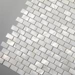 Morden Luxury White Pearl Mosaic Tile Brick Design For Wall Cabinet Chair