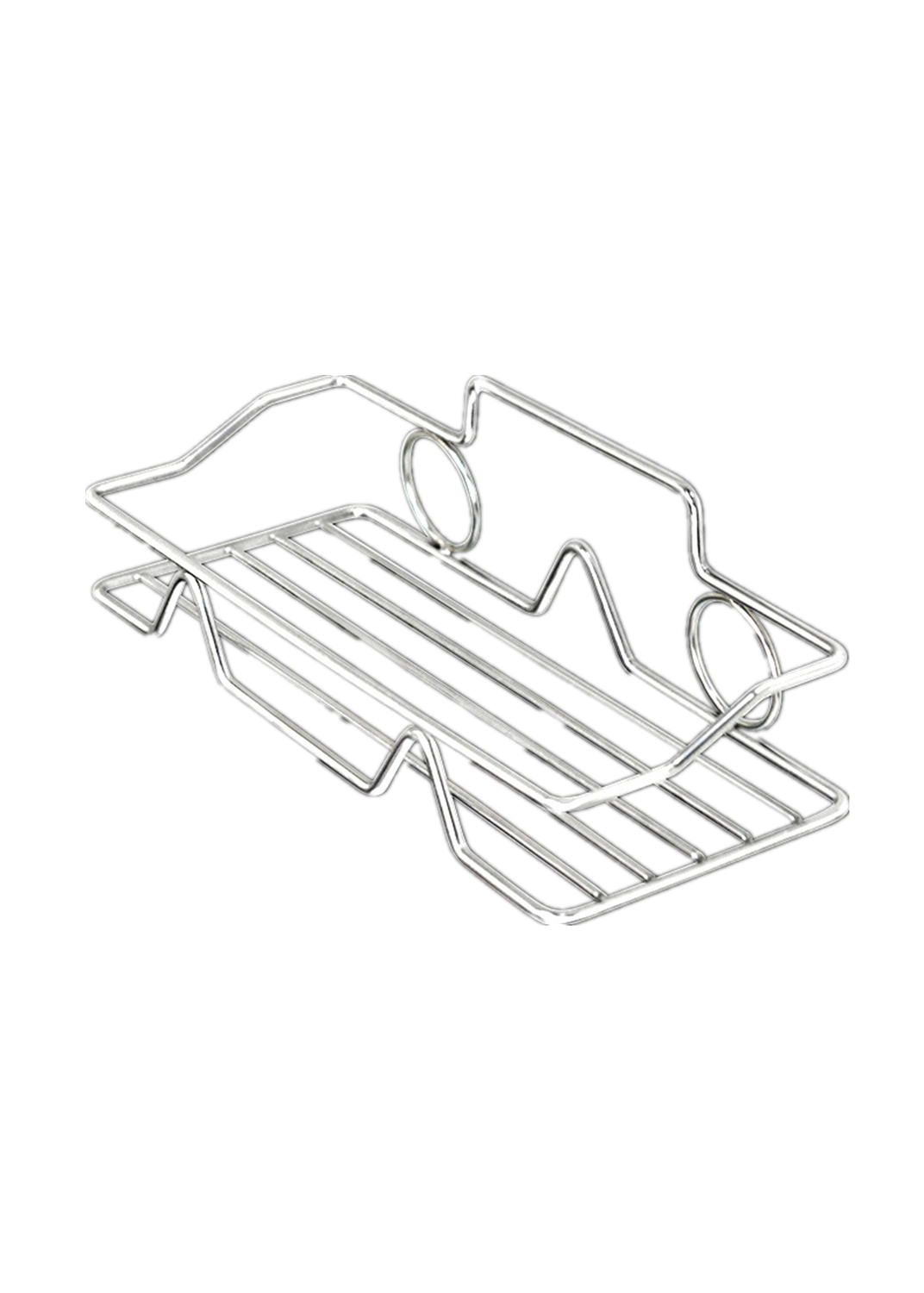 Bathroom Shelf Organizer Storage Kitchen Rack with Traceless Transparent Adhesive No Drilling SUS304 Stainless Steel