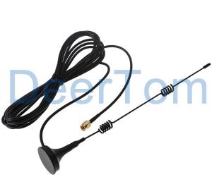Wholesale 2400-2500MHz 2.4GHz WIFI Antenna 7dBi Magnetic Mount Base Omni Directional SMA from china suppliers