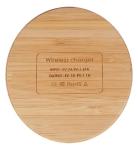 Environmental Bamboo Made 5W Portable Wireless Charger 5V 2-3A