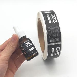 Wholesale 8cm Width Perfume Bottle Personalised Gold Foil Stickers With Spot UV Printing from china suppliers