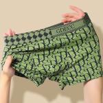 2xl 3xl 4xl Polyamide Mens Boxer Shorts 3 Pack Gift Box Antibacterial Letter