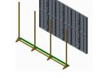 140° View Angle Indoor P3.9 Clear Glass Window LED Video Wall Screen 1000*1000mm