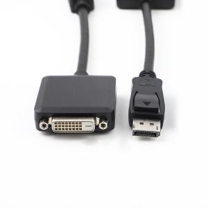 Wholesale DP Male To DVI Female Adapter Cable 200mm Gold Palted For PC TV Electronic Connection from china suppliers