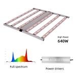 ANROFU 640W Dimmable Full Spectrum LED Grow Lamp Aluminum Materials Full