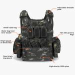 Outdoor Sports Training Men'S Heavy Duty 600d Camouflage Molle Board Vest