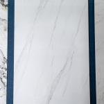 Glazed White Porcelain Marble Sintered Stone Tile Wall Slab Wear Resistant