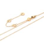 Gold stainless steel necklace, light luxury, niche high-end collarbone necklace,