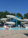Amusement Kid Water Park Equipment Children Playing Slides Set