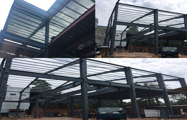 Steel Fabrication Hotel building Prefab High Rise Steel Structure Shopping Mall Building Steel Warehouse Building