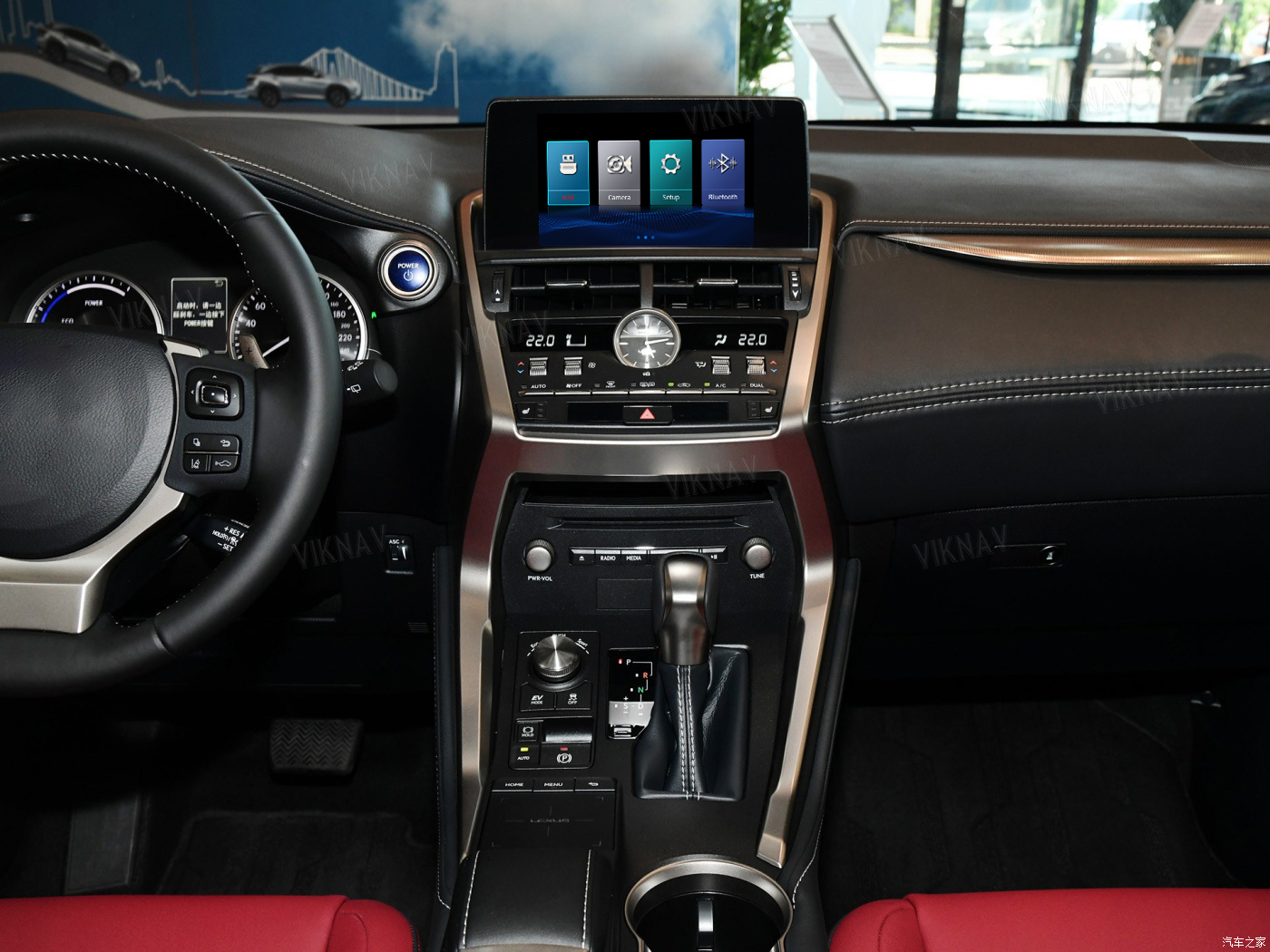 Viknav Linux System For Lexus NX 2018 -2020 Wireless Apple CarPlay Android Auto only support original car 10.25 inch Scr