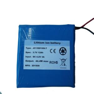 Wholesale CE Flat 11.8Ah 12Ah 4.2V Ultra Thin Battery Pack For Toys from china suppliers