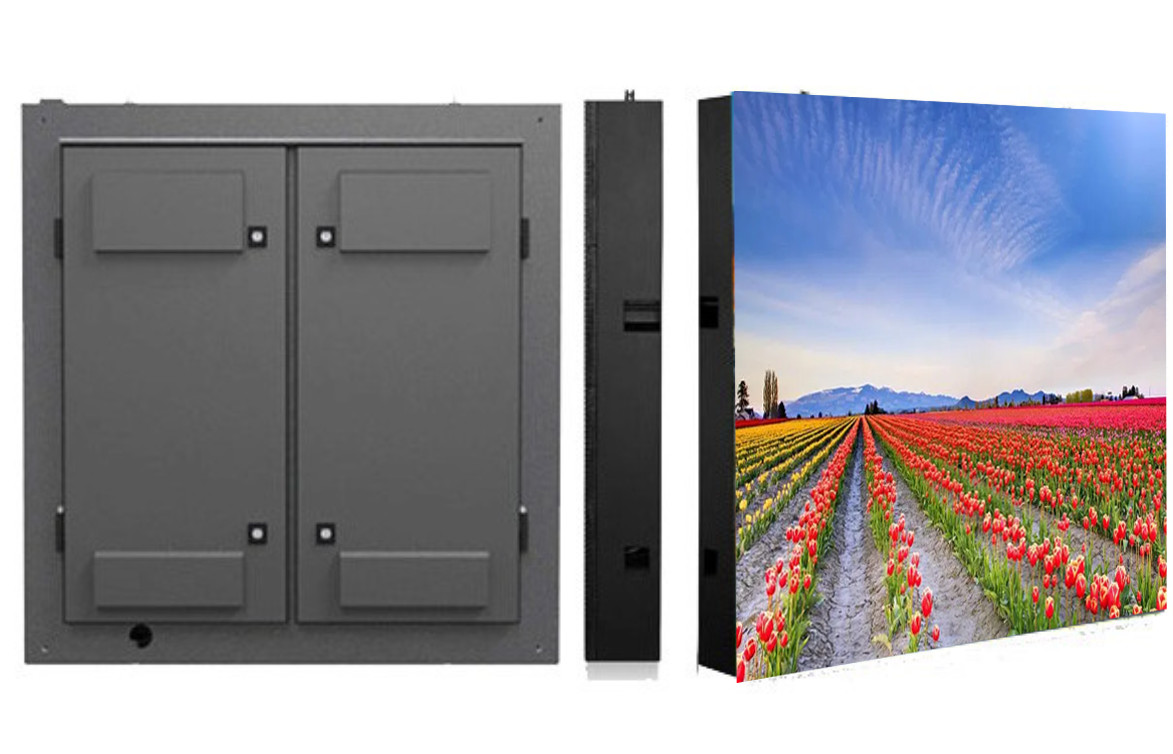 Full Color LED Advertising Display with 6000 Nits Brightness and IP65/IP54 Rating Module Resolution 32x16