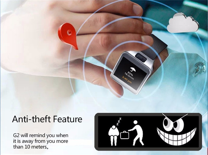 2015 New Fashion HDC Galaxy Gear 2 G2 Bluetooth Smart watch wristwatch Wholesale