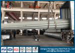 AWS D1.1 Q460 Hot Dip Galvanized Metal Pole 12 Sides Flange Connection