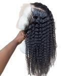 Natural Black 150% Lace Front Human Hair Wigs