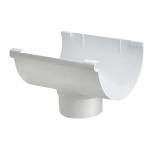 Roofing Building Material PVC Rain Gutter Fittings Plastic Rainwater Gutter