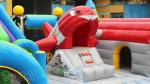 Outdoor 8*6*4.9m Inflatable Play Park Bounce Trampoline Missile