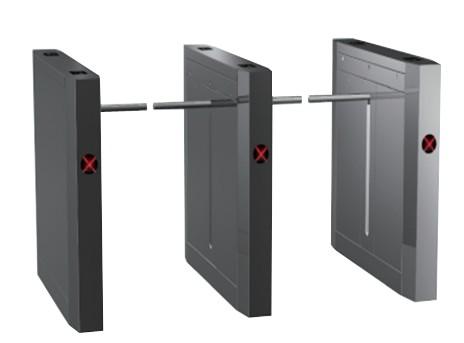 3s Stainless Steel Outdoor Dual Way 180 Angle Barrier Arm Gates with Magnetic
