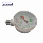 50mm Medical Oxygen Gas Cylinder Pressure Gauge 2.5% Accuracy