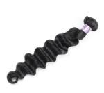 Peruvian Human Virgin Hair Loose Deep Wave 1b Natural Color No Chemical
