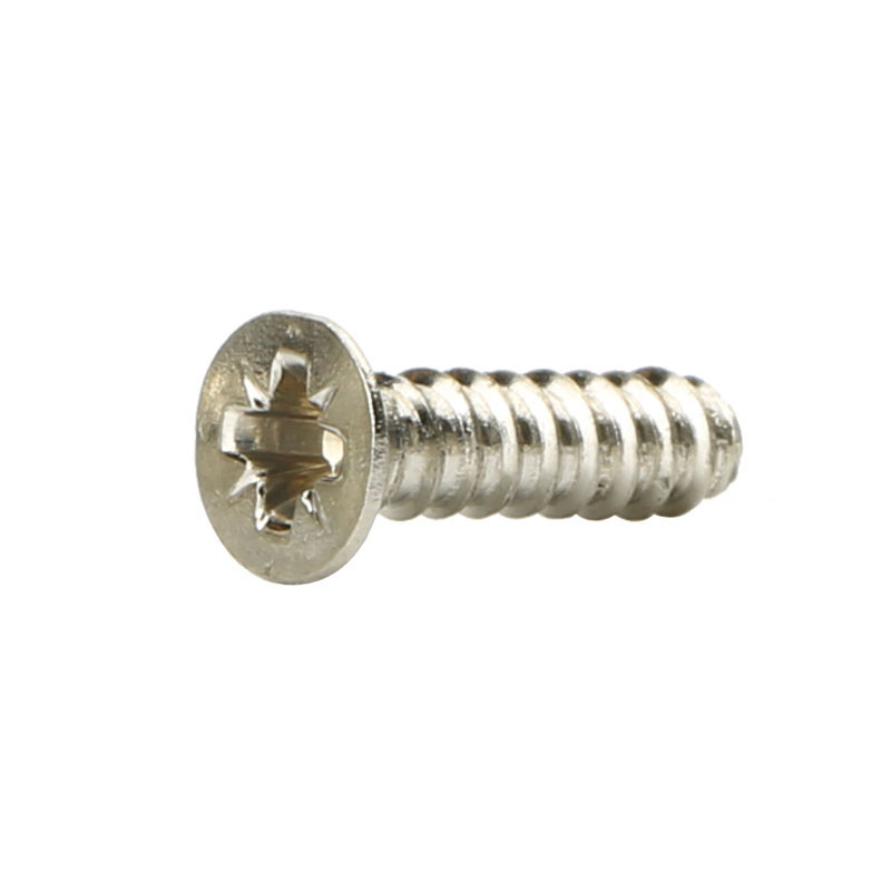 M1 M2 M3 M4 M5 M6 M7 M8*38 Steel Machine Thread Flat Csk Head M4x50 Pozidrive Screw Nickel 50mm Screws Pozi