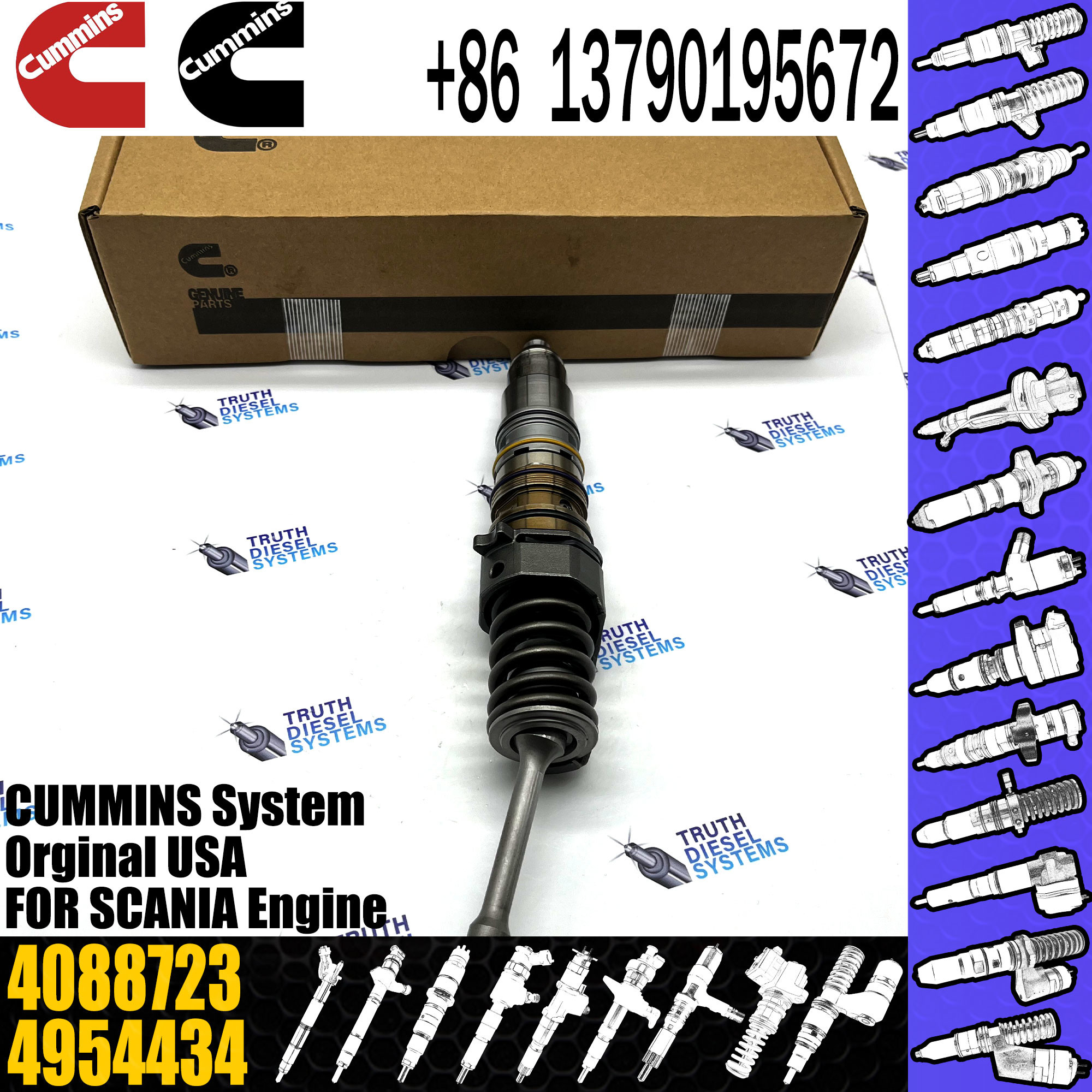 Common Diesel injector 4062569 4088723 4928260 4010346 4928264 For Engine