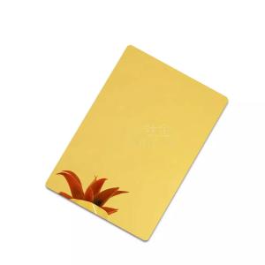 Wholesale Length 1-90m Gold Color Stainless Steel Sheet Fireproof Corrosion Resistant from china suppliers