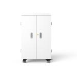 AC Power 42 Slots 1mm Galvanized Laptop Charging Trolley For Schools