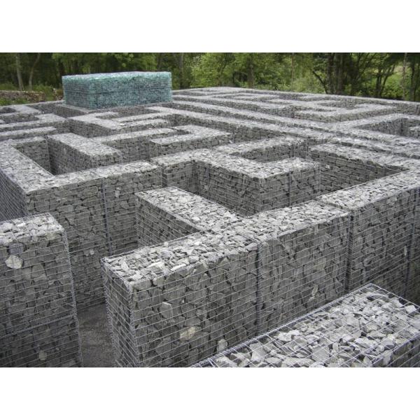 ISO14001 Galvanized Welded Gabion Mesh Basket