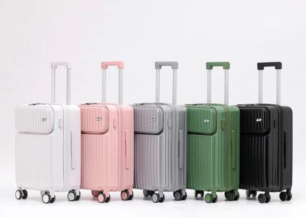 Wholesale Factory Trolley Case Bag Front Open Luggage Sets Zipper Suitcase
