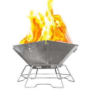 Wholesale 2KG Portable Garden Fire Bowl Large Wood Burning Fireplace for Backyard Bonfire Stocked from china suppliers