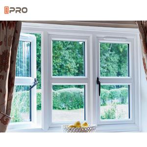 Wholesale Double Glass Glazed Hurricane Thermal Break Aluminum Windows House Building Material from china suppliers