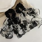 Hair-Band Scrunchies 1 Piece Camellia Flowers Design One Size