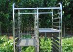 Kitchen Equipment 0.5mm FDA Stainless Steel Rack Trolley