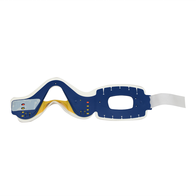 CE Medical Adjustable Cervical Collar Blue Yellow Adjustable Neck Brace