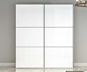 Wholesale Antique Style Sliding Door Wardrobe / Colored Solid Wood Wardrobe Closet from china suppliers