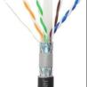 Buy cheap Outdoor CAT6A Lan Cable Utp 305m 23/24 Awg Black Bare Copper from wholesalers