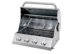 Factory price kitchen bbq insert 4 burners gas bbq grill with heat monitoring