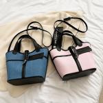 All Seasons Basket Crossbody Bag Leather Luxury Handbags For Women's Shoulder