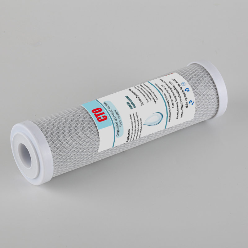 20 Inch Cto Compressed Activated Carbon Filter for Clean Water in Commercial Settings