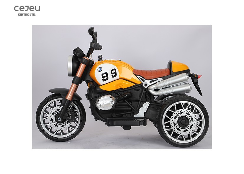 Electric children's motorcycle, children's Electric Car Music Light Battery Tricycle