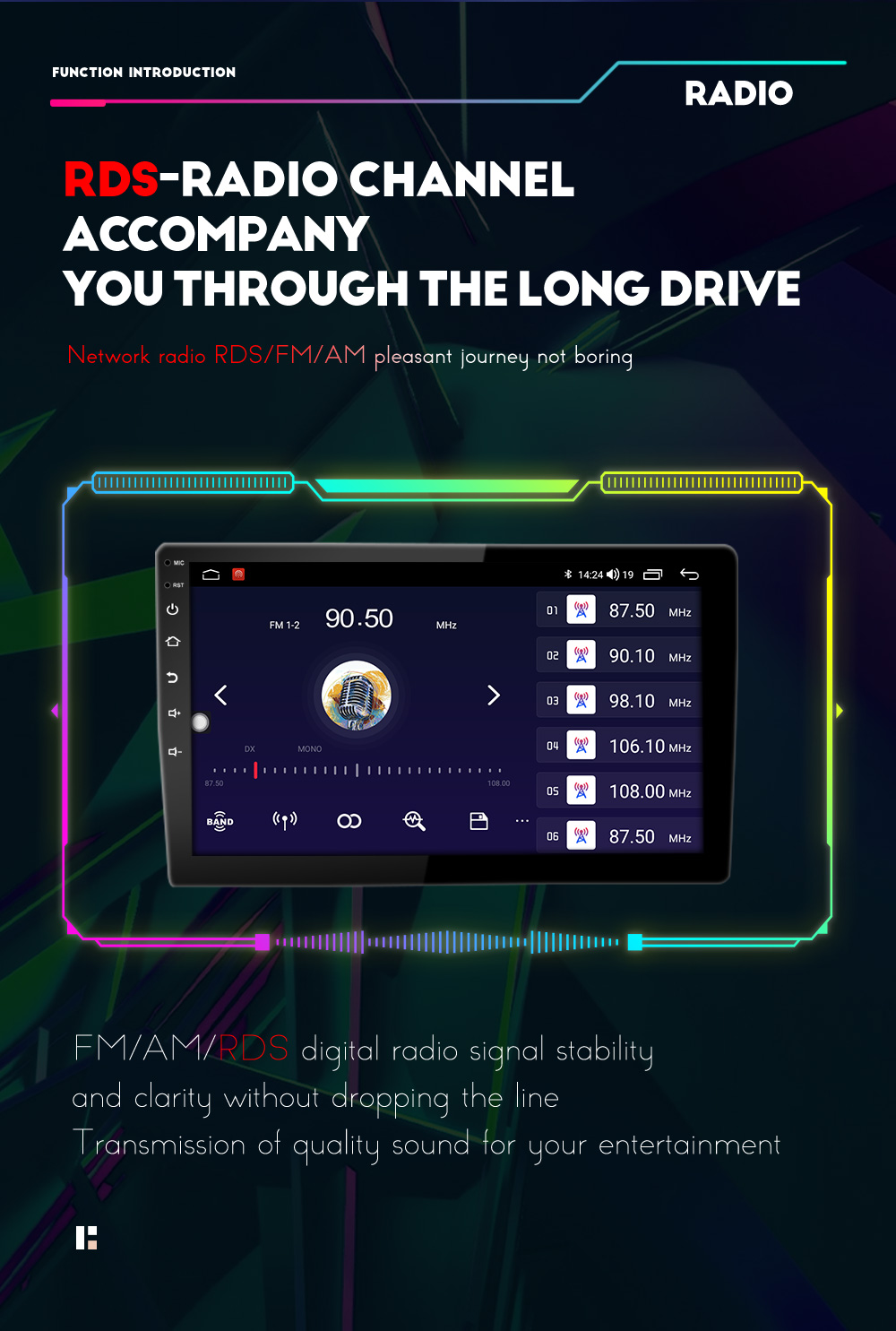 Carplay Android Auto 8 256 Car Stereo for Universal Android 9 Inch Car DVD Player