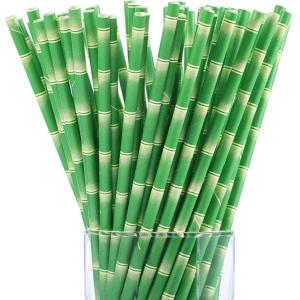 Wholesale Commercial Wedding Decorative Paper Straws Customer Printed Coloured Paper Straws from china suppliers