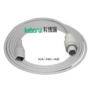 Wholesale Compatible for NihonKohden 5pin IBP adapter cable to Abbott transducer IBP cable from china suppliers