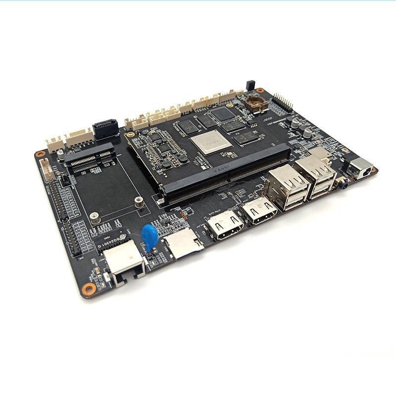 Industrial Camera Multi-Layer PCB with Halogen-Free Blue Solder Mask and IPC-II Standard