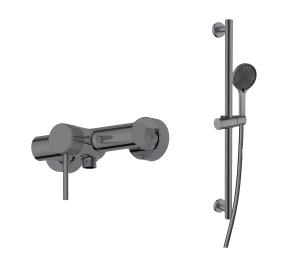 Wholesale Wall Mounted Single Lever Bath Mixer Tap With Shower from china suppliers
